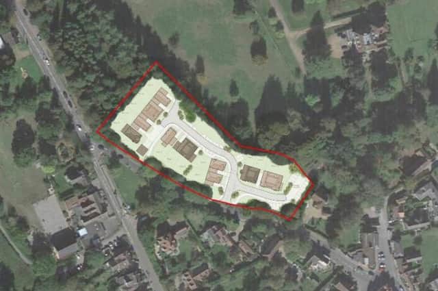 Proposed layout of the Balcombe development