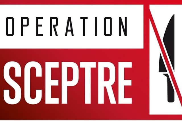 Operation Sceptre aims to limit knife crime in Sussex. Picture from Sussex Police SUS-211116-074023001