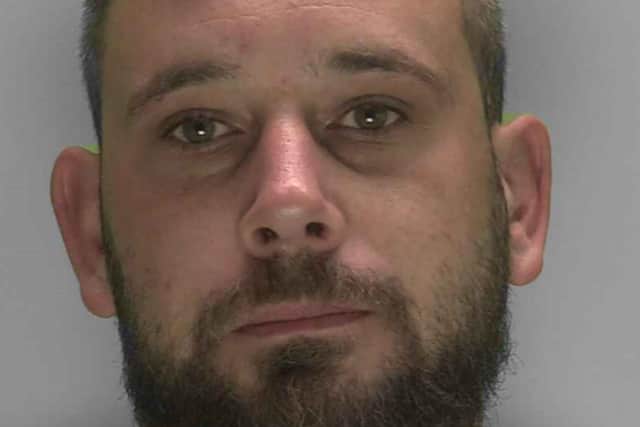 A Pagham man who carried out an assault on a woman in a hotel bedroom at Gatwick has been jailed