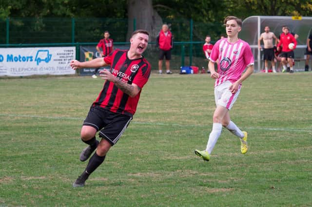 Nick Tilley grabbed himself a goal in Billingshurst's 5-0 win over Worthing United. Picture by Iain Gibson