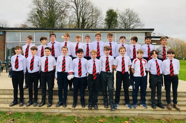 Haywards Heath under-13s graduated to junior rugby during a club tie presentation on Saturday