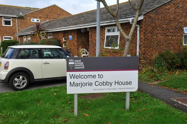 Marjorie Cobby House, a West Sussex County Council run care home. Pic S Robards SR2111161 SUS-211116-112852001