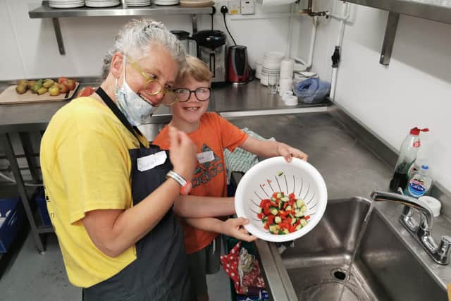 Through UKHarvest's Winter Holiday Activity and Food Programme, children are taught to get their hands dirty in the kitchen and make healthy meals.
