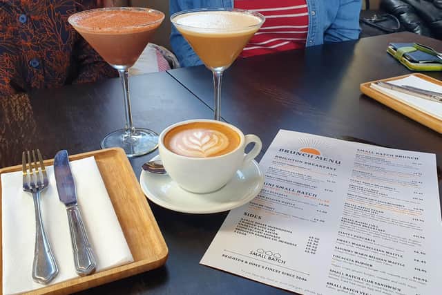 Cocktails and coffee at Small Batch