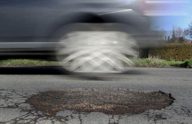 Around one in every 20 miles of main road in West Sussex needs repairing, figures suggest.