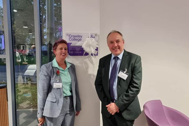 Julie Kapsalis (Chair of Coast to Capital) and Tony Middleton (Acting Chief Executive of Coast to Capital)