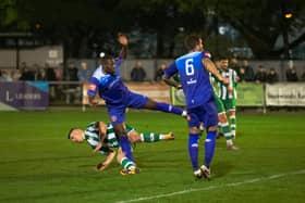 Action from Chi City's Senior Cup win over Whitehawk on Tuesday night / Picture: Neil Holmes