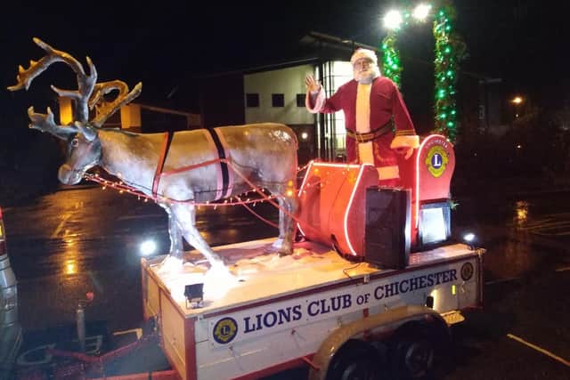 The popular Santa float returns to Chichester this year SUS-211118-124305003