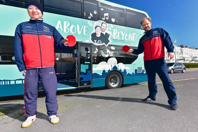 Roller Roy with his Above & Beyond bus.