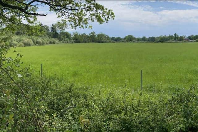 Land off Lyons Road, Slinfold, where developers want to build 45 new houses