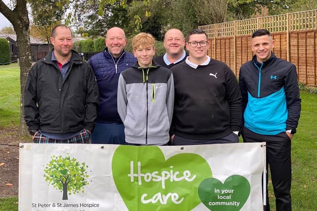 Golfers raised money for St Peter and St James Hospice. Picture: Burgess Hill Golf Centre.