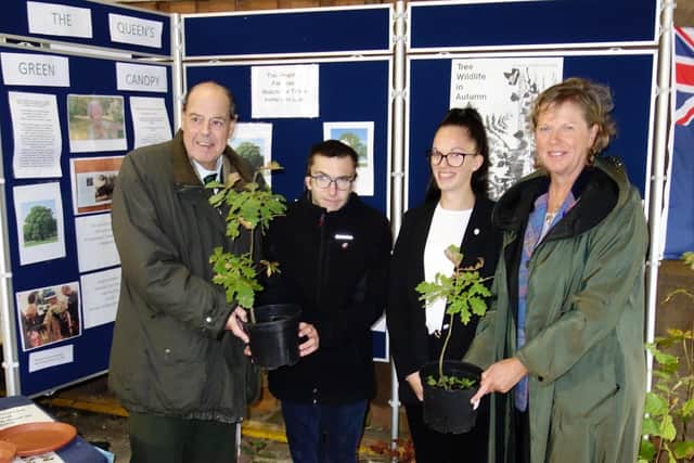 South Of England Showground launch with Sir Nicholas Soames,president of the South of England Agricultural Society, and Caroline Nicholls, Deputy Lieutenant