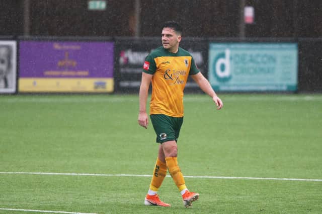 Horsham will be missing defender Alex Malins on Saturday due to injury. Picture by Derek Martin Photography and Art