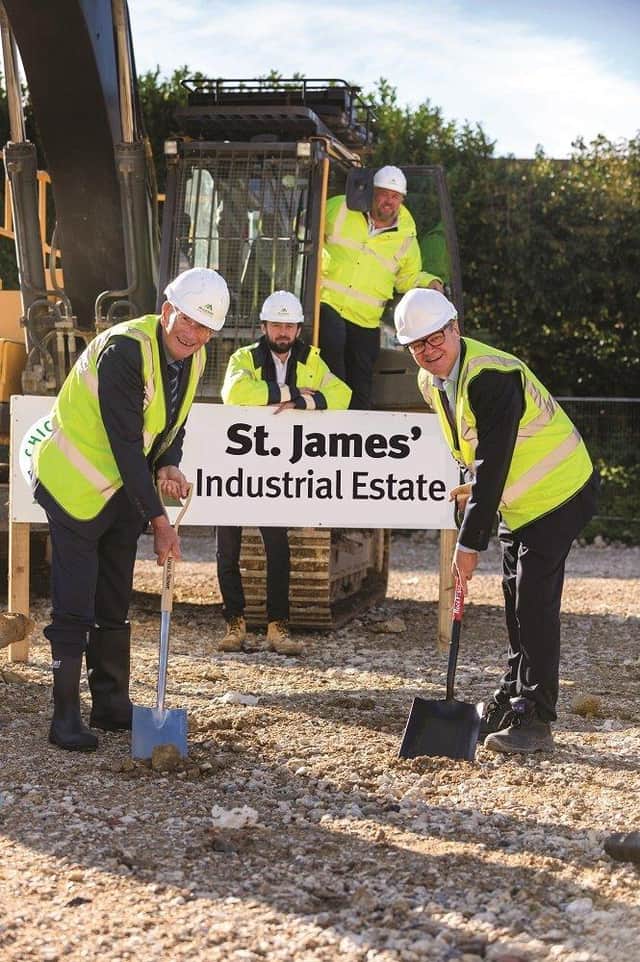 Chichester District Council is redeveloping its St James’ Industrial Estate site in Westhampnett Road to offer 30 industrial units, due to be completed by summer 2022.Picture: Allan Hutchings (060667-8757) SUS-211119-122402001