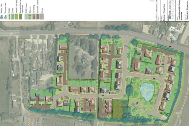 Plans have been submitted for up to 95 homes at Woodgate Nurseries