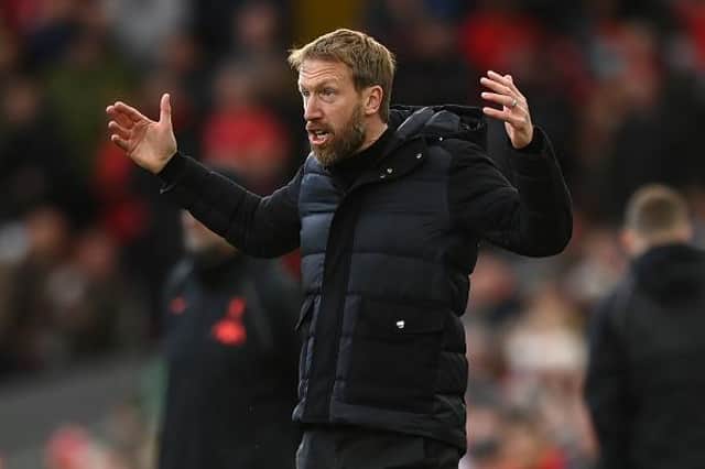 Graham Potter made four changes to the Brighton team that drew with Newcastle United