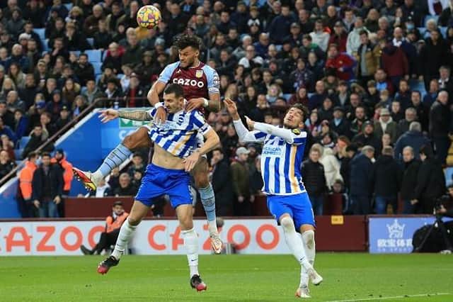 Lewis Dunk was frustrated after Albion's loss at Aston Villa