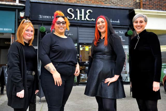 S.H.E salon has received a 5 star hair and beauty salon award. Pic S Robards