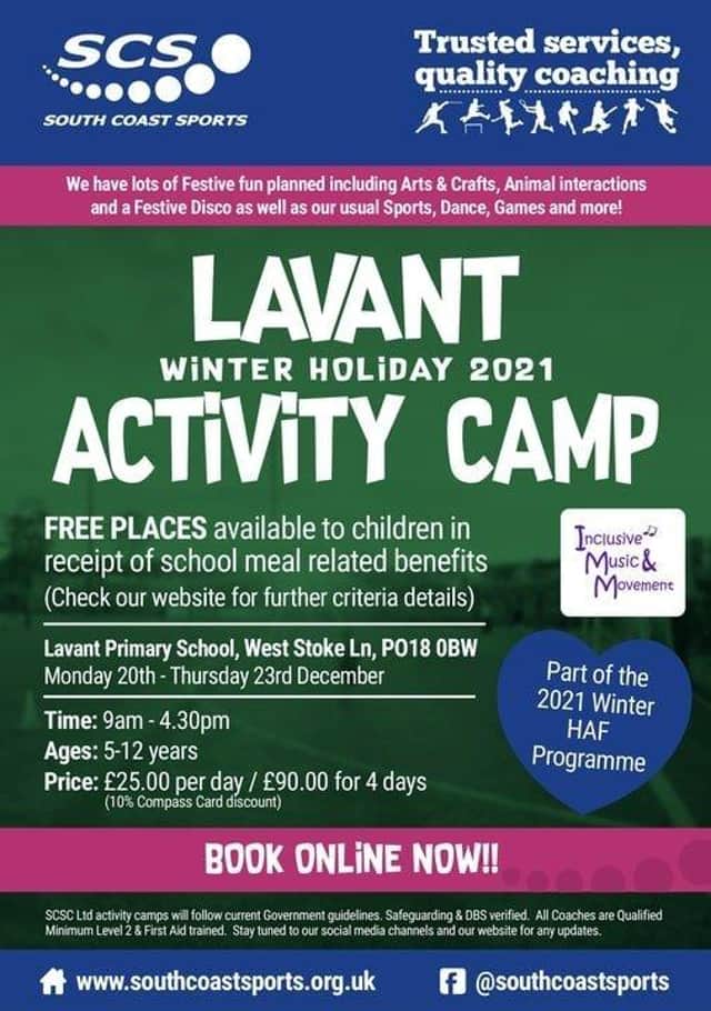 The activities will include a variety of sports, games and dance, festive arts and crafts, animal encounters & a Christmas Disco along with a whole host of other activities to keep children active and entertained.