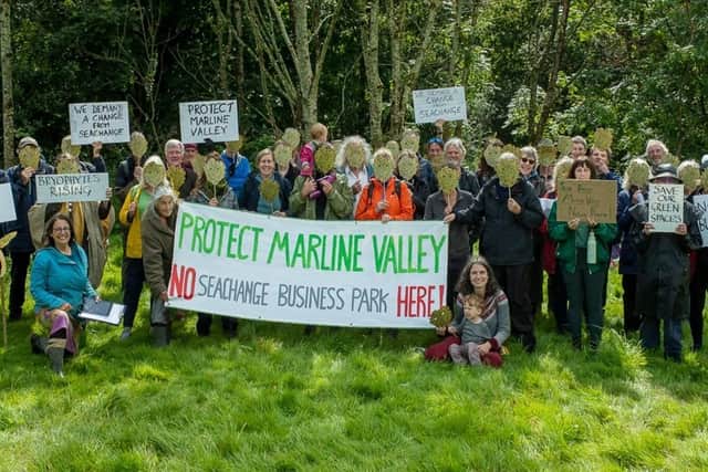 Residents rally to save Marline Valley, Aug 2021