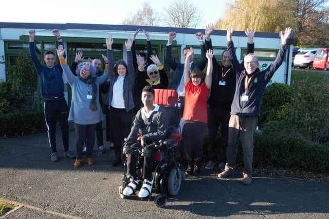 Celebrations at Woodlands Meed as work on a new college is now officially underway