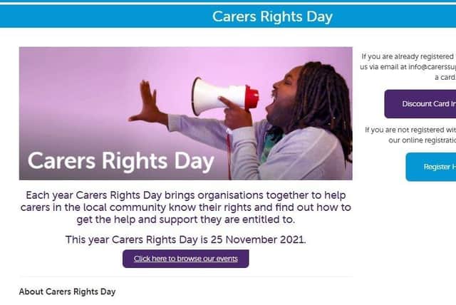 A Carers Rights Day is being held later this week for West Sussex family and friend carers