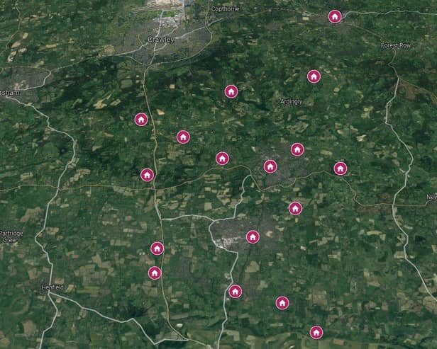Planning applications submitted to Mid Sussex District Council, Lewes District Council and the South Downs National Park Authority between November 15-19. Photo: Google Maps