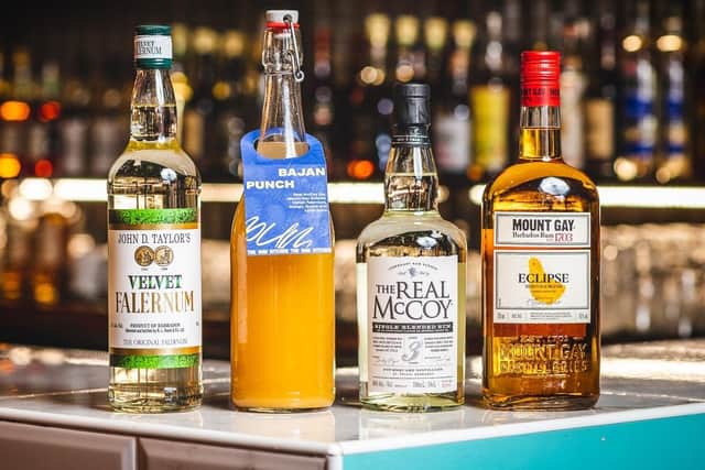 Just a few of the 100-plus rums at Rum Kitchen