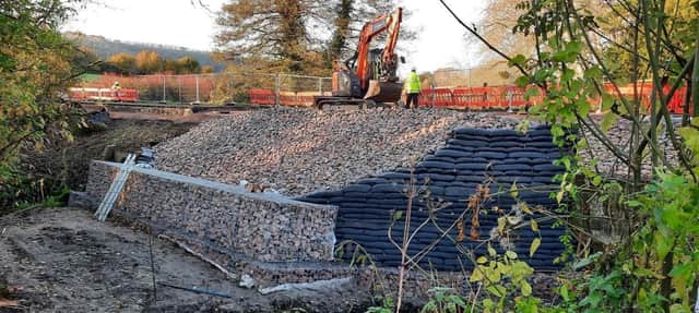 Despite the complexities to the repair works, which include a damaged carriageway with culverts spanning beneath it, highways officers and contractors continue to make progress to the closed road at Duncton.