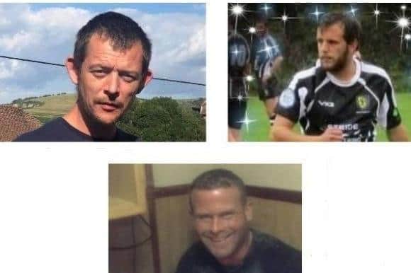 The names of Robert Morley, Adam Harper and Darren Brown will all be on the memorial
