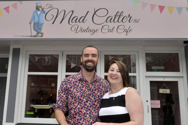 Former owners of the Mad Catter Sam Firman and Lucy Allen. They have confirmed that the business has been sold. (Photo by Jon Rigby) SUS-191017-104728008