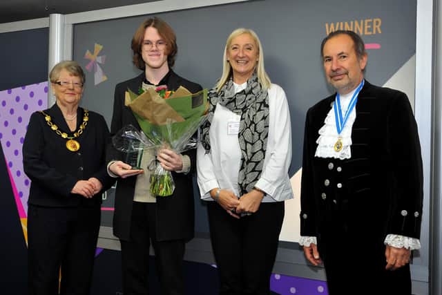 Young Volunteer of the Year winner Olly Howland. Picture: Mid Sussex District Council.