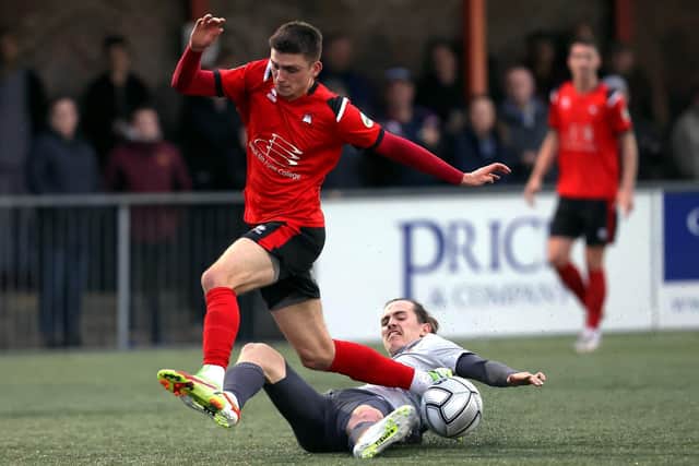 Action from Eastbourne Borough v Slough Town. Picture by Lydia & Nick Redman