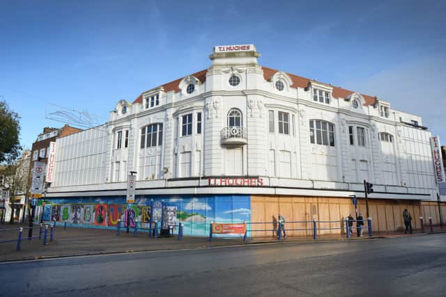 The former TJ Hughes building