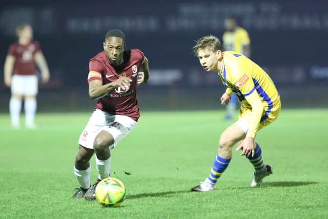 Lanre Azeez put in a man of the match display for Hastings