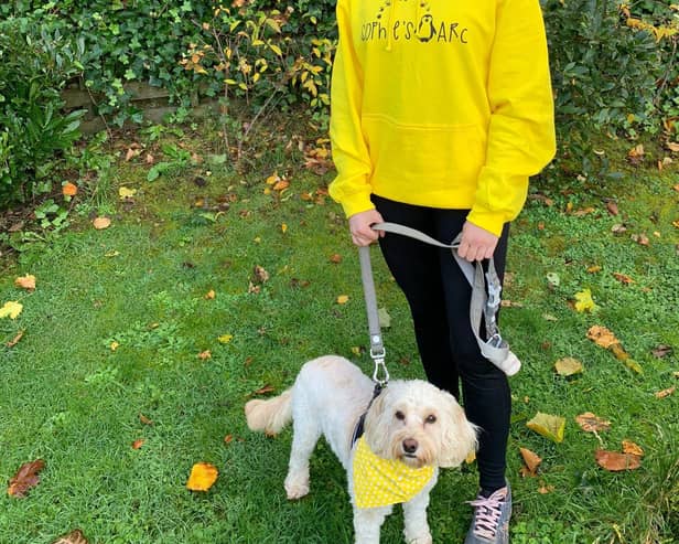 VIctoria walks to fundraise for childhood cancer foundation.