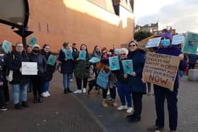 The people of Worthing came together on Sunday Novemver 21 to stand in solidarity with midwives and healthcare professionals
