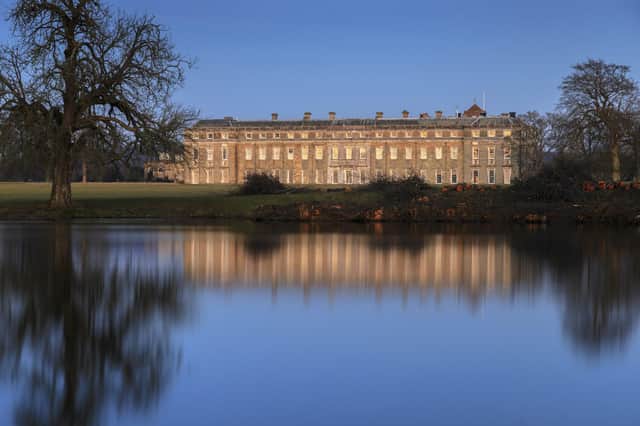 Petworth House and Park winter reflection @National Trust Images John Miller