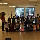 Year three class at Buckingham Park Primary School took part in a Diwali dance workshop