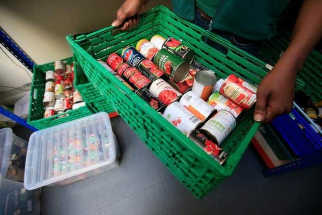In Mid Sussex, 3,234 emergency food parcels – containing three or seven days' worth of supplies – were handed out by the Trussell Trust between April and September