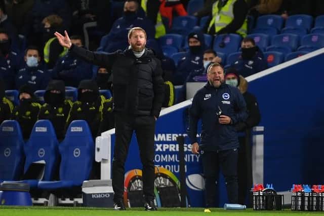 Graham Potter was upset by the boos that greeted his team at the final whistle after the stalemate with Leeds United at the Amex Stadium