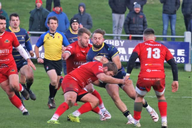 It was a battle the Raiders relished / Picture: Colin Coulson