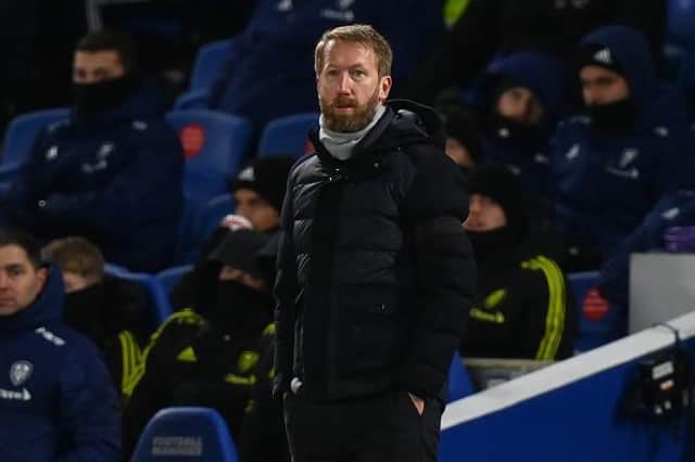 Graham Potter was upset at the final whistle after fans booed following their 0-0 draw at Leeds - the point moves Albion eighth in the Premier League table