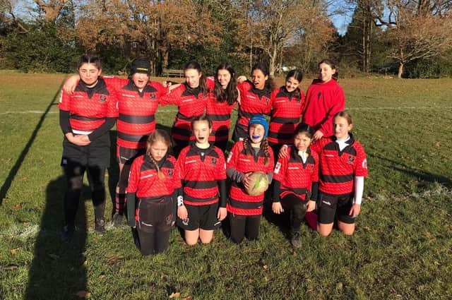 Heath girls squad played their first league fixture on Sunday