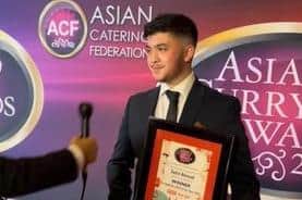 Sahil Ahmad named Best Young Chef at the Asian Curry Awards