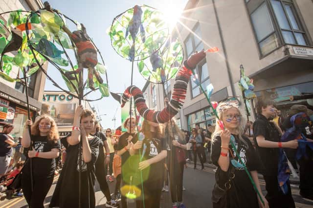 The 2018 Brighton Festival Children's Parade. Image by Victor Frankowski