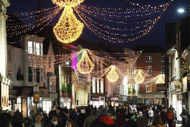 Chichester Christmas lights switch-on