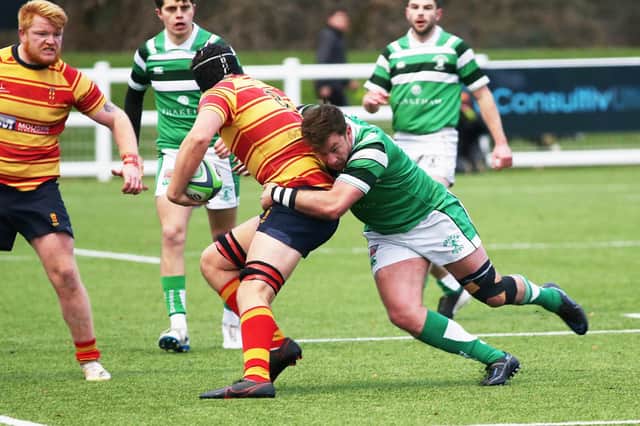 A first home win of the season remains elusive for Horsham as they lost another tight contest against promotion-chasing Medway 16-24. Pictures by Natalie Mayhew, ButterflyRugby