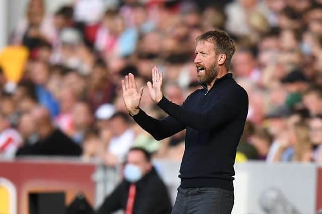 Graham Potter took exception to the jeers from the Amex Stadium following Albion's 0-0 draw against Leeds United