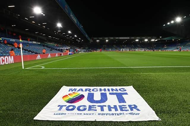 Leeds United's match against Crystal Palace last night was part of the Premier League’s Rainbow Laces campaign